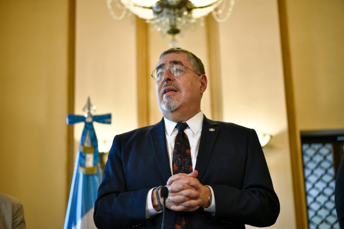 Bernardo ArÃ©valo, presidente de Guatemala. Foto: Gobierno de Guatemala