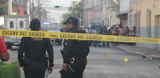 Un guardia del Sistema Penitenciario (SP) falleció en un ataque armado que ocurrió en la zona 1 capitalina. Foto: José Orozco