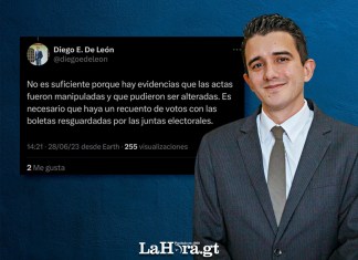 Diego de León fue juramentado este 21 de marzo 2024 como gobernador del departamento de Guatemala. (Foto: Gobernación del departamento de Guatemala)