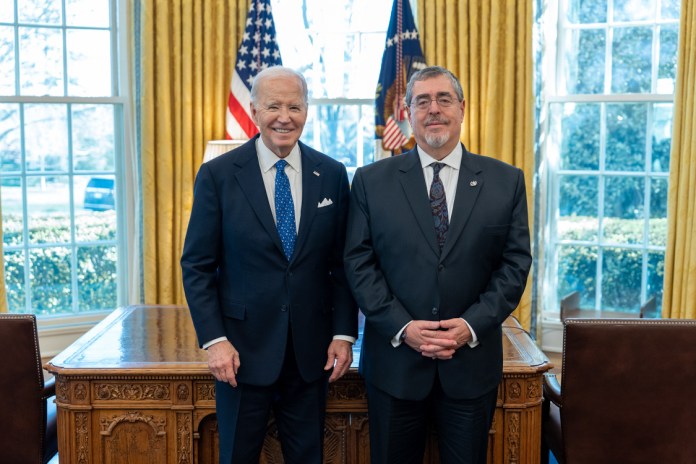 Joe Biden recibió en la Casa Blanca a Bernardo Arévalo. (Foto: Joe Biden)