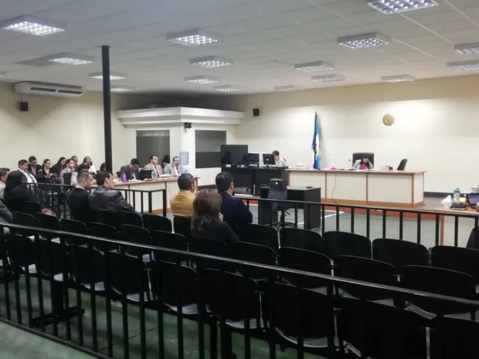 Audiencia de primera declaración de los capturados en el caso conocido como Fénix en el 2019.