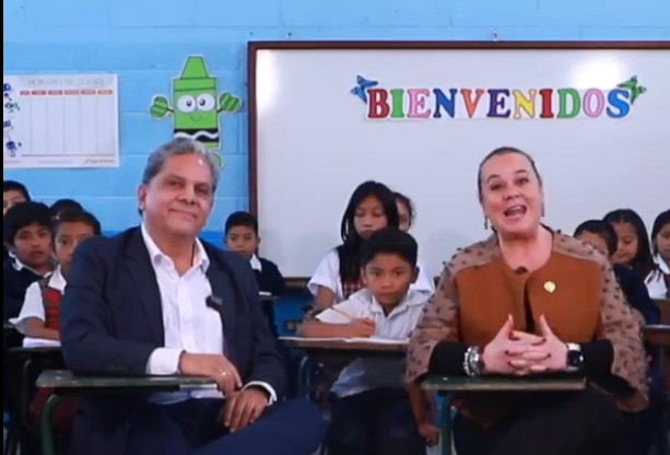 Ministros de Salud y Educación dan inicio al programa de Salud Escolar. (Foto: captura de video)