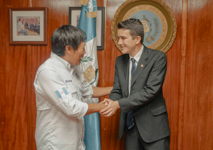 Diego de León fue juramentado este 21 de marzo 2024 como gobernador del departamento de Guatemala. (Foto: Gobernación del departamento de Guatemala)