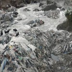 En el audiovisual se muestra la realidad de la contaminación del río Motagua. Foto: Plasticósfera/La Hora