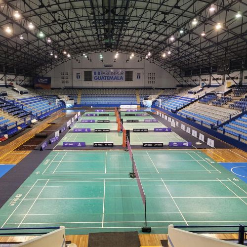 Los atletas de bádminton tendrán su último clasificatorio en las duelas del gimnasio Teodoro Palacios Flores, en la zona 5 capitalina. Foto: Federación de bádminton.