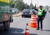 Puesto de control del Departamento de Tránsito de la Policía Nacional Civil (Tránsito-PNC). Foto: Tránsito-PNC