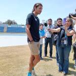 Luis Grijalva, atleta guatemalteco, durante la inauguración de la pista de atletismo del Centro Deportivo Erick Barrondo. Foto: Centro Deportivo Erick Barrondo