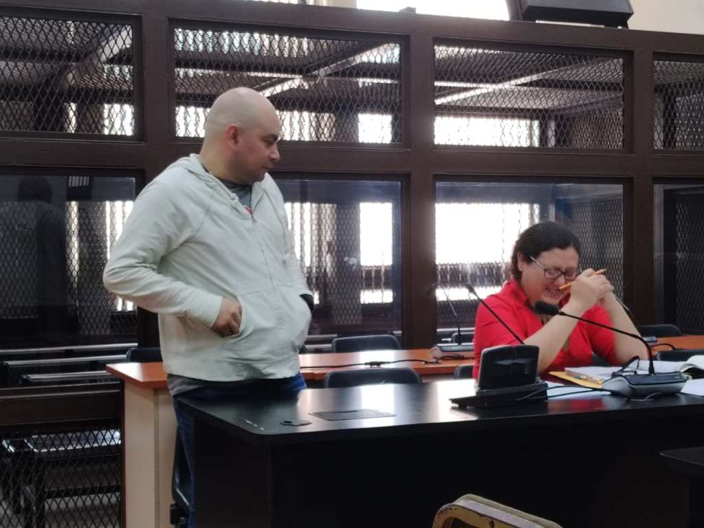La jueza Claudette Domínguez, declaró sin lugar la solicitud de revisión de prisión preventiva de Antonio Elías. Foto: Cristóbal Véliz/La Hora 