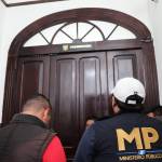 El MP ingresó a las oficinas de presidencia del Congreso. (Foto: MP)