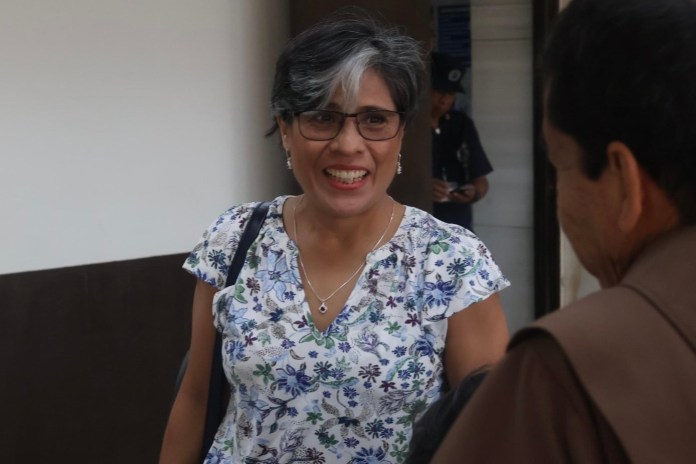 Abogada Claudia González, exmandataria de la extinta Comisión Internacional contra la Impunidad en Guatemala (CICIG). Foto: José Orozco/La Hora