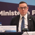 El secretario general del MP, Ángel Pineda, fue sancionado por primera vez por EE. UU. en 2021. Créditos: MP / La Hora.