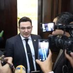 El diputado Samuel Pérez sufre de accidente de tránsito. Foto: