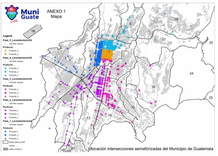 La mayor cantidad de semáforos se concentra en las zonas 1 y 2 de la ciudad. Foto: Municipalidad de Guatemala/La Hora