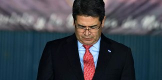 Juan Orlando Hernández, expresidente de Honduras. Foto: AFP