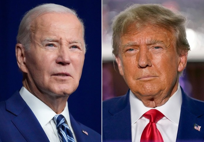 Joe Biden y Donald Trump revivirán la elección de 2020, en la que el demócrata resultó electo. Foto: AP.