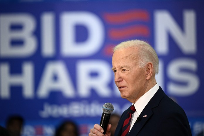 Biden es el presidente más anciano que ha tenido Estados Unidos. Actualmente tiene 81 años y si es reelecto y termina su periodo, lo hará de 86. Una marca difícil de batir. Foto: AFP.