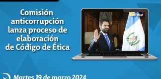 Retransmisión: Comisión Anticorrupción lanza proceso de elaboración de Código de Ética. Diseño: Roberto Altán/La Hora