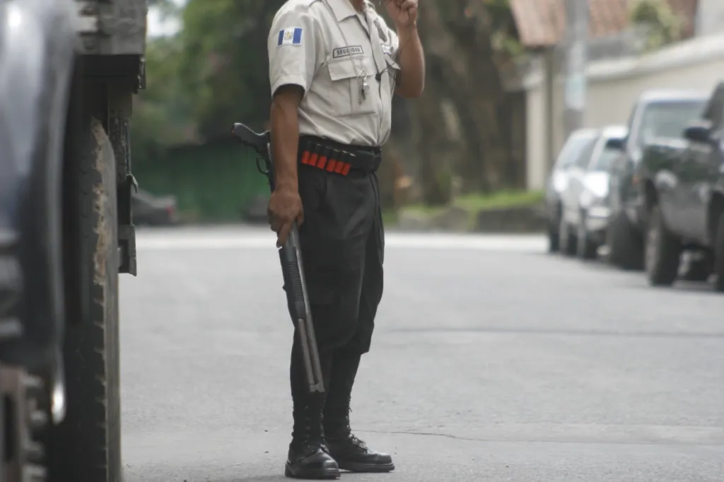 Más del 70% del gasto en seguridad privada se concentró en 12 ministerios más el INDE, el IGSS y el Crédito Hipotecario Nacional. Foto La Hora / José Orozco.