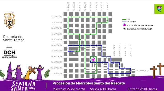 Recorrido de Rectoría de Santa Teresa. Foto: Municipalidad de Guatemala.