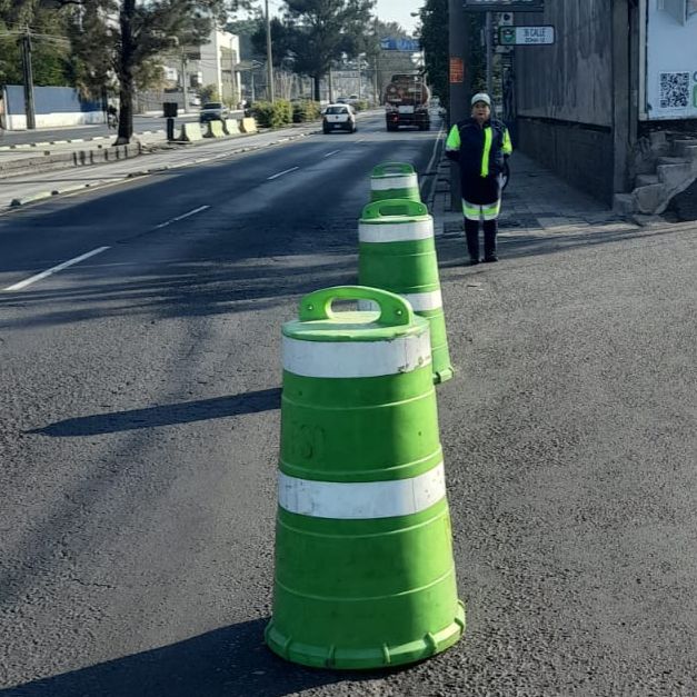 En las principales rutas de la ciudad capital ya se encuentran agentes de la PMT, según Amílcar Montejo. Foto: PMT