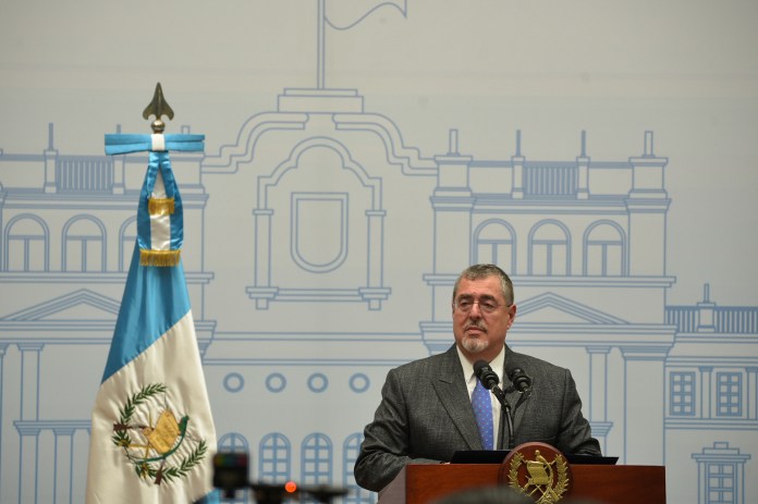 Bernardo Arévalo, presidente de Guatemala. Foto: Gobierno de Guatemala