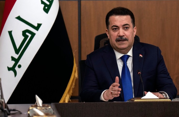 El primer ministro iraquí Mohammed Shia al Sudani en Bagdad, Irak, el 27 de enero de 2024. (Foto AP/Hadi Mizban, Pool)