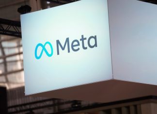 El logotipo de Meta en un evento en París, Francia, el miércoles 14 de junio de 2023. (AP Foto/Thibault Camus, Archivo)