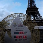 días para la ceremonia de Inauguración de los Juegos Olímpicos, el miércoles 17 de abril de 2024, en París. (AP Foto/Christophe Ena)