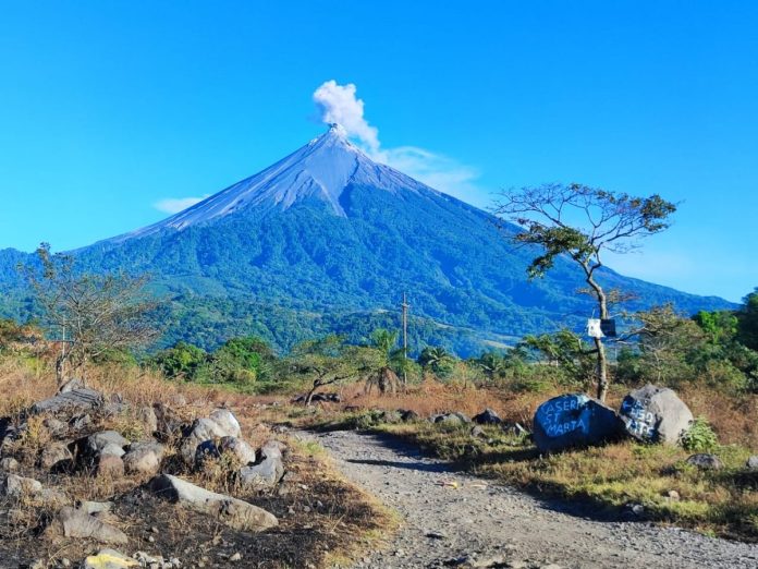 Volcán de Fuego. Foto: Conred