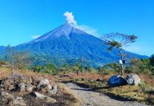 Volcán de Fuego. Foto: Conred