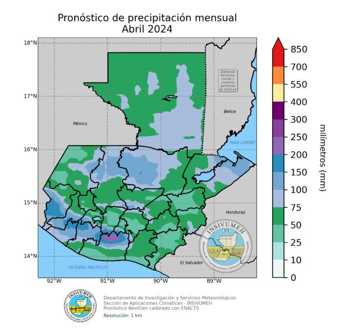 Lluvias en abril