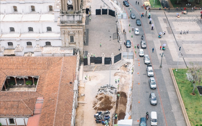La Municipalidad está interviniendo la Catedral Metropolitana. (Foto: Municipalidad de Guatemala)