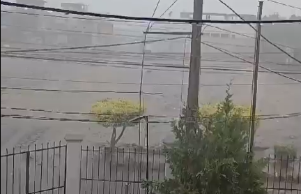 En occidente se reportan fuertes lluvias. (Foto: captura de video)