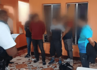 Cuatro agentes PNC fueron capturados tras la desaparición de Eldin Choc. (Foto: MP)