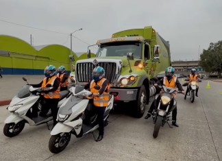 EMETRA muestra los puntos ciegos de un camión para mejorar la educación vial. Foto: Captura de Pantalla /La Hora