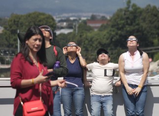 Municipalidad de Guatemala invita a ver el eclipse de sol en el Mapa en Relieve. Foto La Hora: José Orozco
