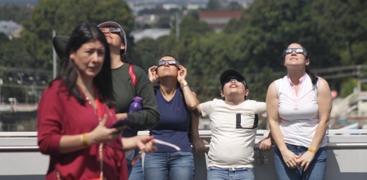 Municipalidad de Guatemala invita a ver el eclipse de sol en el Mapa en Relieve. Foto La Hora: José Orozco