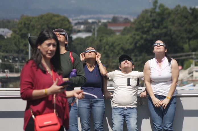 Municipalidad de Guatemala invita a ver el eclipse de sol en el Mapa en Relieve. Foto La Hora: José Orozco
