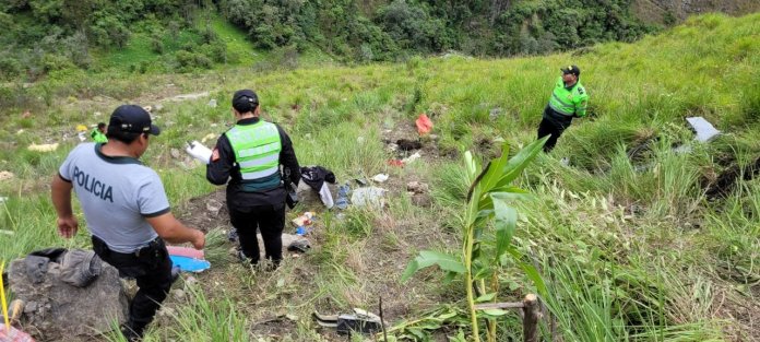 Accidente en Cajamarca, Perú (Foto: Cuenta X Policía Nacional de Perú)