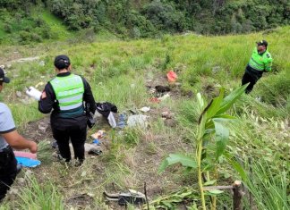 Accidente en Cajamarca, Perú (Foto: Cuenta X Policía Nacional de Perú)