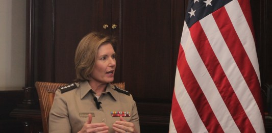 La General del Ejército y Comando Sur de Estados Unidos Laura Richardson hizo mención del tema de la democracia en la entrevista con el director de La Hora, Pedro Pablo Marroquín.