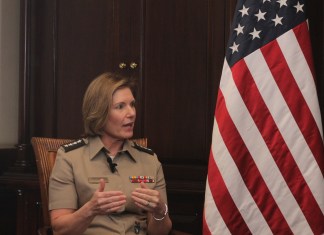 La General del Ejército y Comando Sur de Estados Unidos Laura Richardson hizo mención del tema de la democracia en la entrevista con el director de La Hora, Pedro Pablo Marroquín.