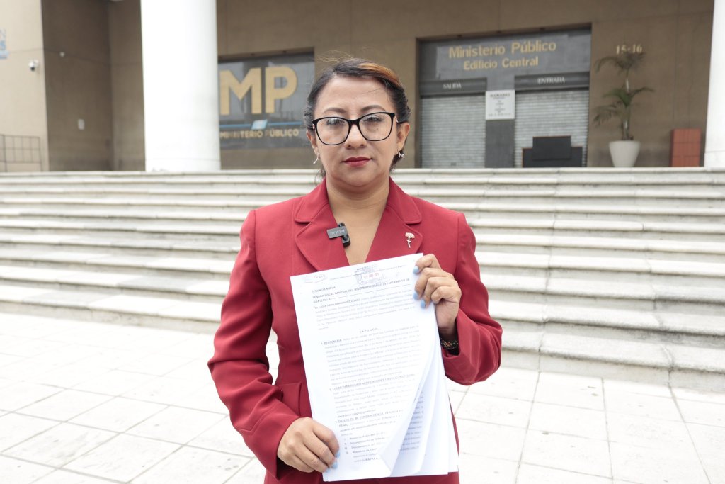 Ligia Hernández presento una denuncia en el MP, contra Alejandra Carrillo exdirectora de la Institución. Foto: X Ligia Hernández/La Hora