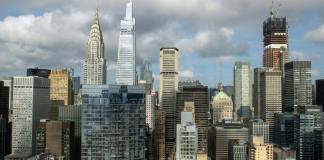 Panorama de Manhattan, en la ciudad de Nueva York, en una foto tomada el 22 de septiembre de 2023. (Foto AP/Ted Shaffrey)