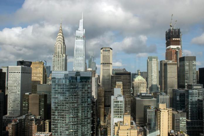 Panorama de Manhattan, en la ciudad de Nueva York, en una foto tomada el 22 de septiembre de 2023. (Foto AP/Ted Shaffrey)