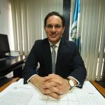 El juez Marco Antonio Villeda Sandoval suma una carrera de 33 años en el Organismo Judicial. Foto: La Hora / Fabricio Alonzo.