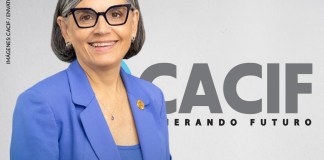 Carmen María Torrebiarte Benfrod de Amador, para el período 2024-2025, electa por las cámaras que integran CACIF