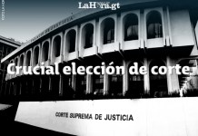 Edificio de la Corte de Constitucionalidad. Arte: Roberto Altán/LaHora Foto: LaHora