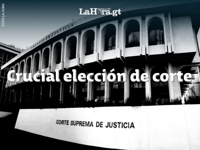 Edificio de la Corte de Constitucionalidad. Arte: Roberto Altán/LaHora Foto: LaHora