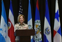 Laura Richardson jefa del Comando Sur de Estados Unidos estuvo en Guatemala y habló del tema de la ciberseguridad.